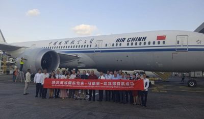Air China reanuda sus vuelos de Beijing a La Habana.